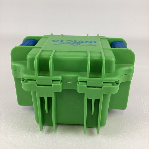 Invicta Impact Resistant Watch Collector Case Store Protect Waterproof Box Green - Picture 8 of 10